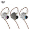 KZ ZSN Pro Wired Earphone 1DD+1BA Hybrid Technology In Ear Headphones HIFI Bass Metal Earplugs Movement Noise Reduction Headset