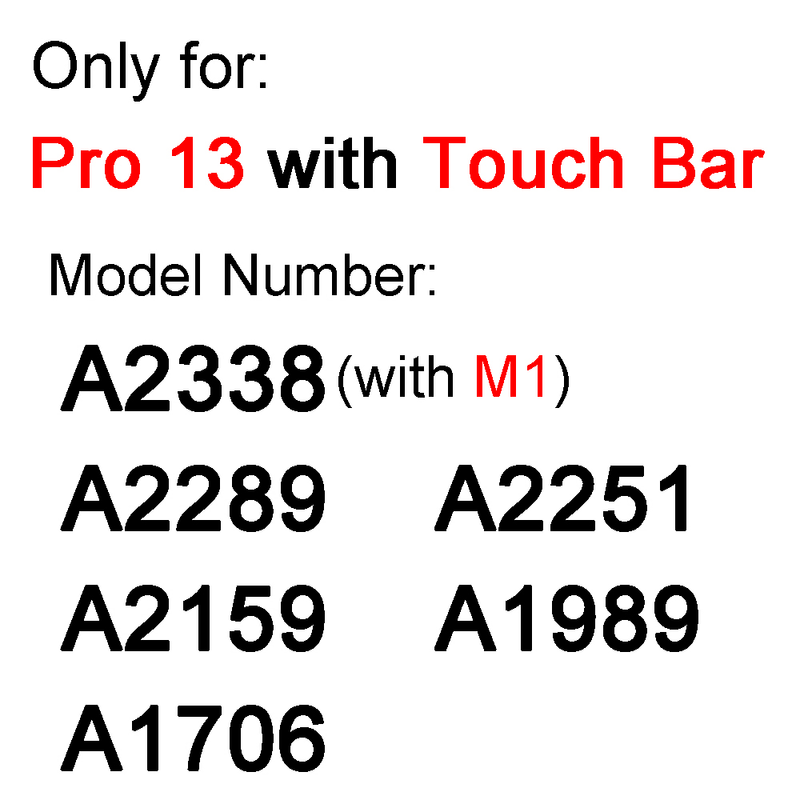 Screen Protector for MacBook Air 13 M1 M2 Pro 13 14 15 16 Bar Max 11 12 Cover Skin HD Film Soft Guard A2681 A2337 A2338 A2442 ID
