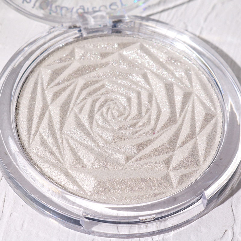 Hudamoji 6 Colors Highlighter Powder Glitter Palette Makeup Glow Face Contour Shimmer Illuminator Ginger Highlight Cosmetics