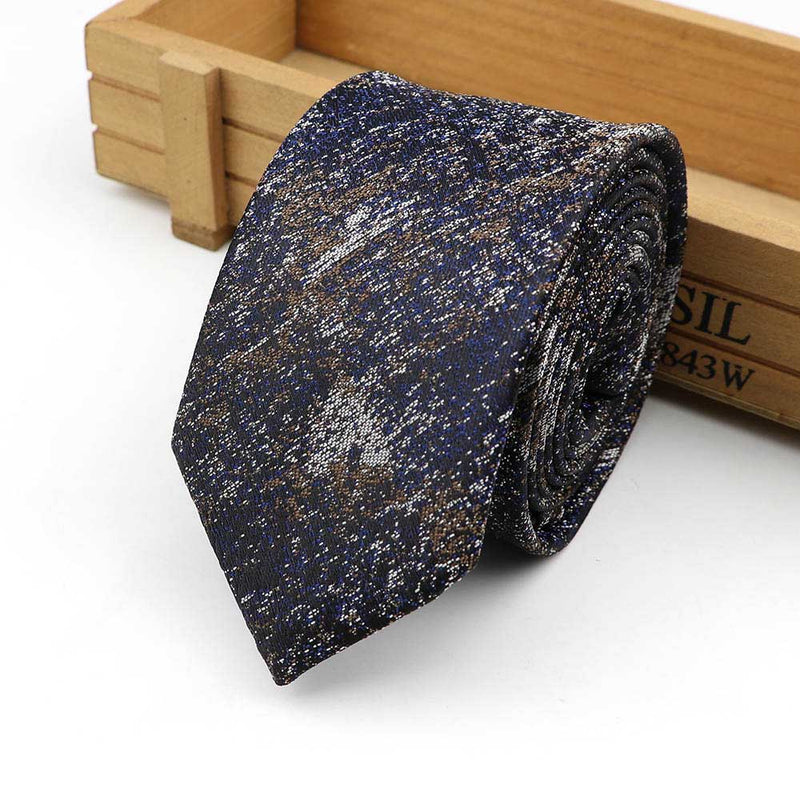 61 Colors Jacquard Striped Plaid Paisley Necktie 6cm Polyester Male Narrow Tie Skinny Tuxedo Suit Shirt Gift For Men Accessory