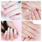 5PCS Poly Extention Gel Set Nail Art French Nail Art Clear Camouflage Color Nail Tip Form Crystal Nail Gel Slice Brush Nail Gel