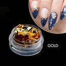 Crystal Fire Opal Flakes Nail Sequins Purple Holographic Glitter DIY Chrome Powder for Spring Nails Manicure Paillettes GL1857