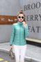 Light Duck Down Puffer Coat Women 2022 Autumn Coats Warm Duck Down Female Casual Jacket Stand Collar Pocket Lady Slim Jacket 3XL