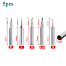 5Pcs 900M-T-I 900M-T-B Solder Iron Station Tool  Sharp Soldering Iron Head Set Inside Hot Bare  Electric Soldering Iron Tip
