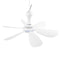 Hanging Fan 4 Speed Adjustable 6 Leaves Ceiling Fan for Outdoor Activities USB Powered Fan Picnic Camping Bbq Supplies