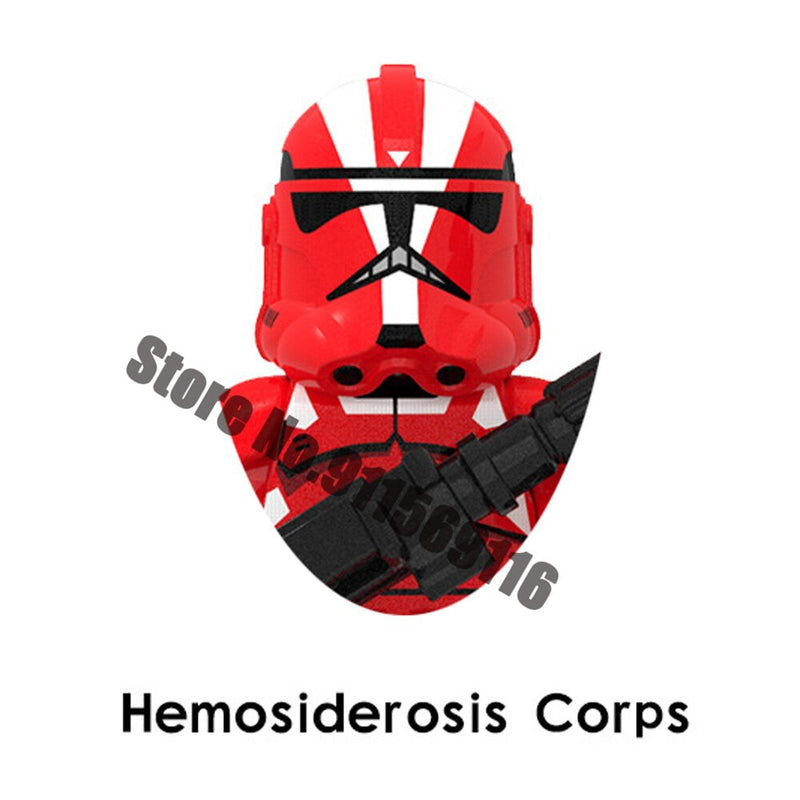 Disney 501st Clone Troopers Building Block Scout Republic Commando Appo Echo Cody Rex Jesse SEV Gree Kashyyyk Action Figures