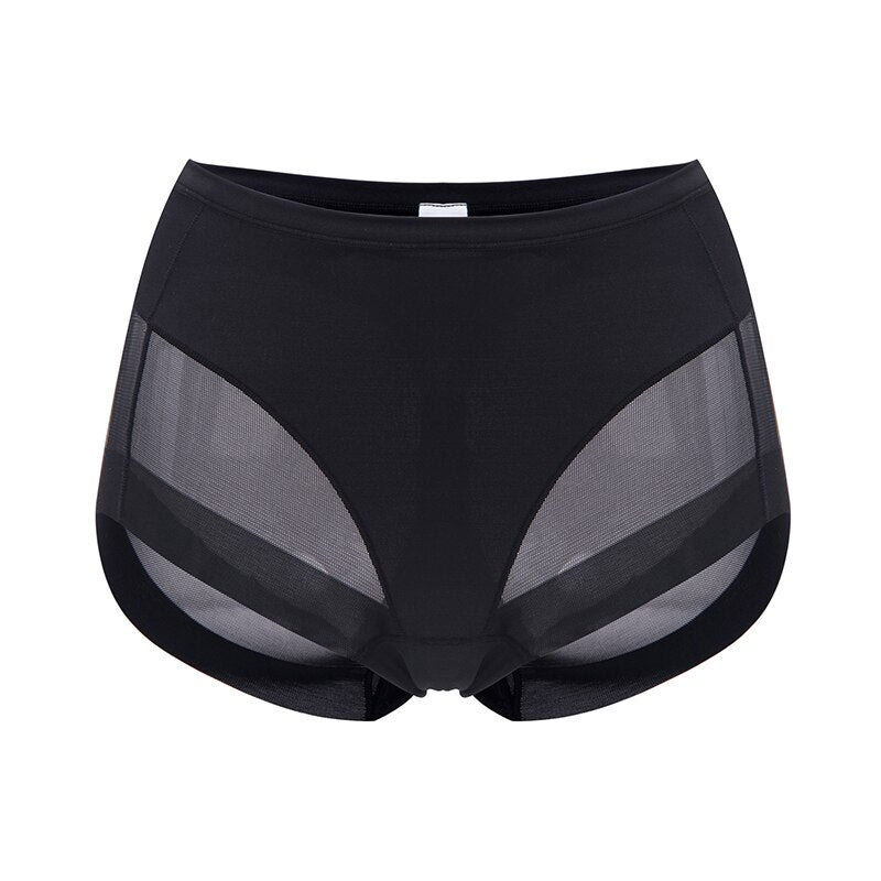 Seamless Breathable Mesh Intimates Body Shaping Panties Female Pants High Elastic Control Brief Slimming Belly Underwear
