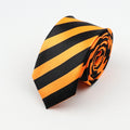 Classic Fashion Men&#39;s Skinny Tie Colorful Musical Notes Printed Piano Guitar Polyester 5cm Width Necktie Party Gift Accessory