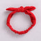 Baby Elastic Hair Bands Girl Headband Cotton Linen Kids Headwear Knot Hair Accessories Toddler Rabbit Ear Turban Playa Ties Soft