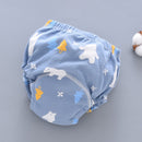 Hot 6 Layer Waterproof Reusable Cotton Baby Training Pants Infant Short Underwear Cloth Baby Diaper Nappies Panties for Children
