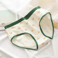 2021 Women&#39;s Cotton Underwear Japanese Cute Briefs Mid Waist Seamless Underpants Cute Cartoon Panties Female Cotton Lingerie