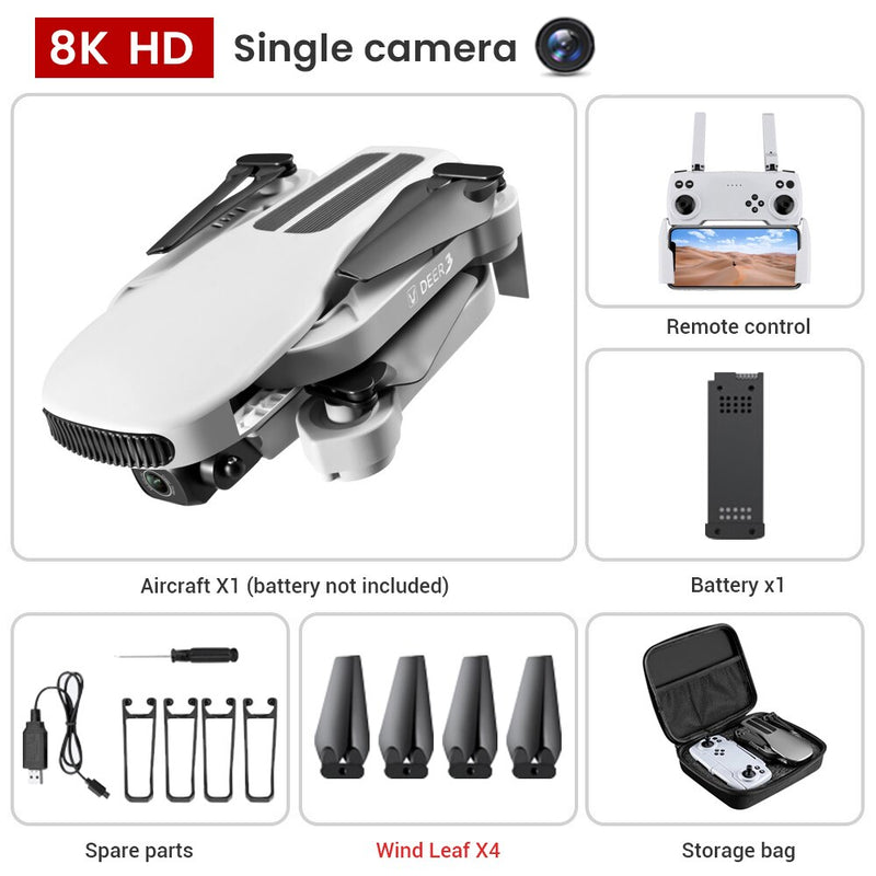 2021 New LU3 Gps Drone 8K Hd Dual Camera Profesional Helicopter Fpv Eders Foldable Rc Quadcopter 5G Wifi Brushless Motor Drones