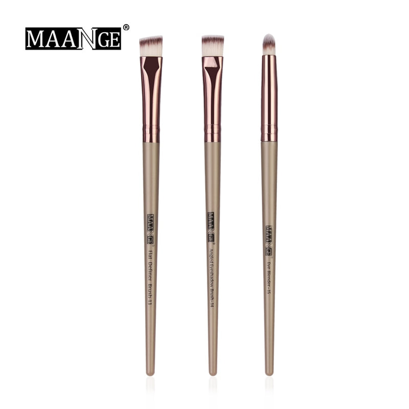 MAANGE Pro 3/5/12 Pcs Makeup Brushes Set Eyeshadow Eyeliner Eyelash Eyebrow Brush Beauty Make up Blending Tools Maquiagem