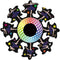 Fingertip Spinning Top Cartoon Animated Special Effects Dynamic-Running Fidget Spinner Rotating Hand Spinner Relieves Stress Toy