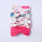 3Pcs/set Baby Headband Floral Solid Color Dot Printed Pink Bows Newborn Baby Girl Headband Hair Accessories Girls Turban