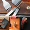 Leather Hole Punches 1+2+4+6 Prong DIY Diamond Lacing Stitching Chisel Set U/V Shaped Groover Leather Edge Beveler Skiving Tools