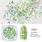 Crystal Fire Opal Flakes Nail Sequins Purple Holographic Glitter DIY Chrome Powder for Spring Nails Manicure Paillettes GL1857