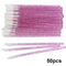 Kekelash 50pcs Diposable Lip Brush Makeup Mascara Wands Lipstick Micro Brushes Applicators Cleaner