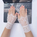 New Fake sleeves autumn winter wild sweater decorative sleeves pleated wrist Pleated organ fake sleeves universal fake cuff