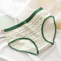 2021 Women&#39;s Cotton Underwear Japanese Cute Briefs Mid Waist Seamless Underpants Cute Cartoon Panties Female Cotton Lingerie