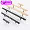Modern Cabinet Shoe Rack Pull Simple Style Furniture Bedroom Closet Drawer Handle Aluminum Alloy, Gold Locker Wine Cabinet Knob
