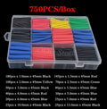 580pcs/530pcs/260pcs Assortment Electronic 2:1 Wrap Wire Cable Insulated Polyolefin Heat Shrink Tube Ratio Tubing Insulation