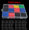 580pcs/530pcs/260pcs Assortment Electronic 2:1 Wrap Wire Cable Insulated Polyolefin Heat Shrink Tube Ratio Tubing Insulation