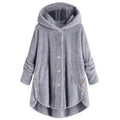 New Women&#39;s coats wool&amp;blends 2020 Autumn Winter Coat Women Warm Teddy Bear Coat wool Jacket Female Plush Coat Hooded Jacket New