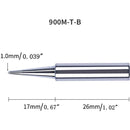 5Pcs 900M-T-I 900M-T-B Solder Iron Station Tool  Sharp Soldering Iron Head Set Inside Hot Bare  Electric Soldering Iron Tip