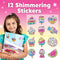 Kids Big Gem Diamond Painting Kit Create 12 Stickers DIY Arts Crafts Girls Boys Magical 5D Diamond Painting by Numbers Toys Gift