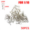 50PCS RC Car Part 1/5 1/6 1/7 1/8 1/10 1/12 1/14 1/16 RC Cars Shell Body Clips Pins Housing Latch R Buckles Fixed SCX10 90046