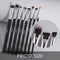 BEILI Black 10-19Pcs Makeup Brushes Natural Hair Eyeshadow Blending Eyeliner Makeup Brush Set Shader Eyebrow brochas maquillaje