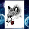 Girls Bracelet Chains Rose Tattoo Stickers Butterfly Body Arm Totem Tattoos Temporary Women Wrist Sexy Black Fake Tatoos
