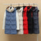 2021 Autumn Winter Two Sides Wear Long Vest Warm Hooded Waistcoat Women Coat Thicken Cotton Padded Female Sleeveless Jacket New