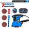 300W Random Orbital Electric Sander Machine with 21Pcs 125mm Sandpapers 120V/240V Strong Dust Collection Polisher by PROSTORMER