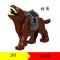 Animals Figures Dinosaurs Tiger Shark Wolf Monkey Giraffe Dinosaur Figure Model Building Blocks Toys for Children Kids Gifts