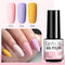 LILYCUTE 3 PCS Gel Nail Polish Set Nude Pink Glitter Sequins Matte Effect Gel Long Lasting Base Top Coat Nail Art Design Hybrid