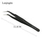 1PC Stainless Steel Straight and Curved Eyelashes Tweezers Eyelash Extension Tweezers Makeup Tools for False Eyelashes