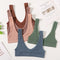 Sexy Seamless Bra Wire Free Brassiere Rib Bralette Women&#39;s Plunge Underwear Top Female Comfy Lingerie Small Breasts Intimates
