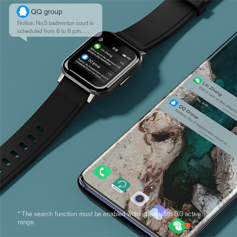 Haylou Solar Mini Haylou LS02 Smart Watch,IP68 Waterproof ,12 Sport Models,Bluetooth 5.0 Sport Heart Rate Monito,English Version