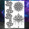 Sexy Black Henna Temporary Tattoos For Women Girls Body Art Decoration Fake Jewelry Chains Waterproof Mandala Flower Tatoos Kit
