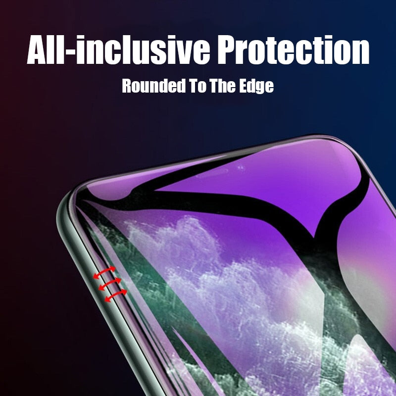 4PCS Full Cover Hydrogel Film On The For iPhone 13 12 11 14 Pro Max For iPhone XR XS MAX 6 7 8 Plus 11 12 13 14 Screen Protector