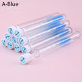 10pcs Pink Eyelashes Brushes Reusable Eyebrow Brush for Eyelash Extension Crystal Eyelash Brush Mascara Tube Make Up Hot Sales
