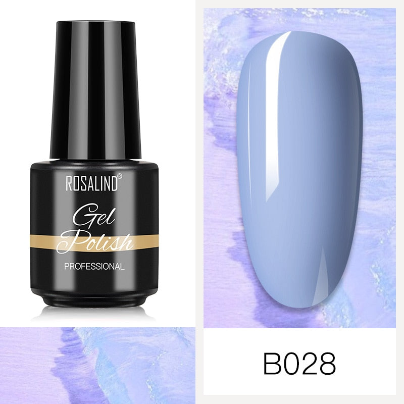 ROSALIND Nail Gel Polish Semi Permanent Polish All For Manicure Nails Art UV Hybrid Varnishes Gellak Base TOP Primer For Nails