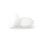 30pcs Silicone Lentil Beads BPA Free Food Grade Rodent DIY Charms Newborn Nursing Accessory Teething Necklace 12mm Abacus Bead