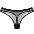 FINETOO Sexy G-String Thong Lace Women&#39;s Panties Low-Waist Female Underpants Mesh Perspective Briefs Lingerie M-XL
