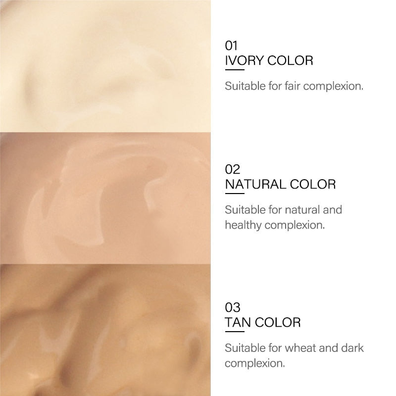 Face Foundation Cream Waterproof Long-lasting Concealer Liquid Professional Makeup Matte Base Make Up Cosmetics Maquiagem