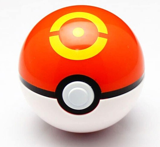 1Pc Pokeball + 1pc Free Random Figures Inside 1:1 Anime Action &amp; Toy Figures Christmas Gift for Children