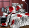 Home textiles cotton Leopard grain rose 3D bedding sets King size 4 Pcs of duvet cover bed sheet pillowcase bedclothes