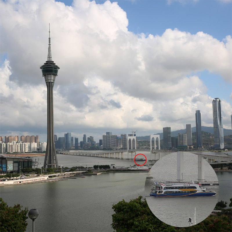 Mini Portable Zoom HD 5000M Telescope Binoculars Powerful 300x25 Folding Long-distance Low Light Night Vision Professional